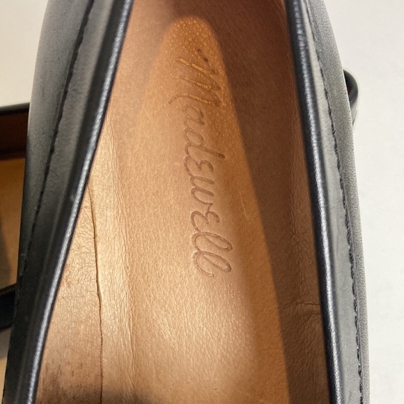 Madewell Elinor Black Leather Loafer Shoe Sz 6 NWOT Dark Academia Preppy Office - Picture 10 of 16